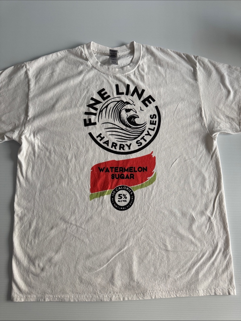 Harry styles White Fine Line "Watermelon Sugar" Graphic Tee